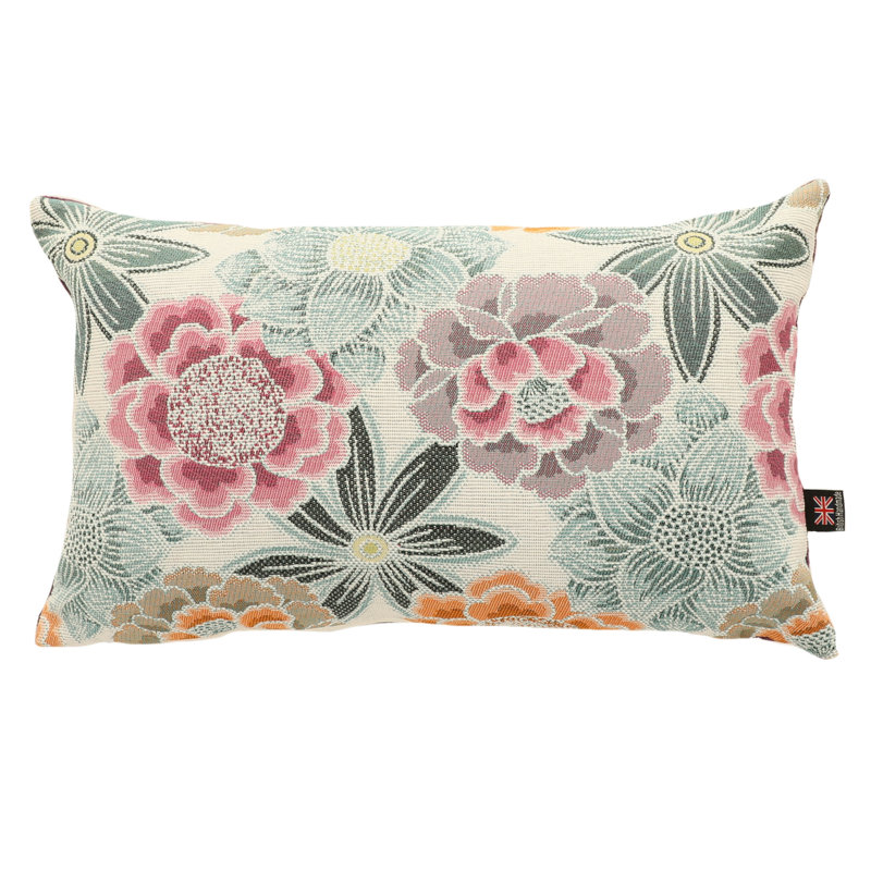 Chatelaine Floral Rectangular Throw Cushion