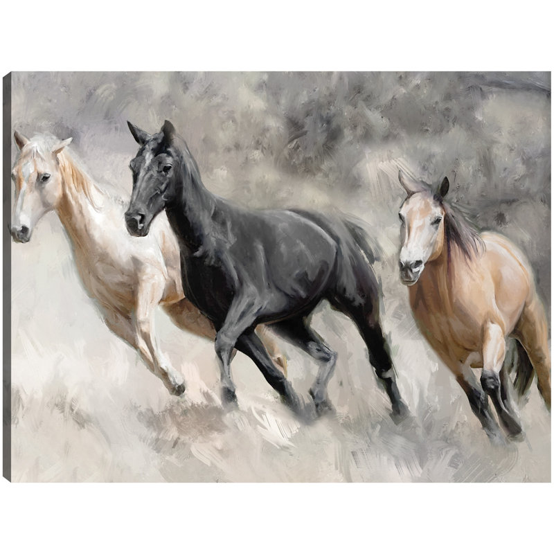 «Sunday Run Crop» par Studio Arts, reproduction d'art sur toile, H 11 po x l 14 po