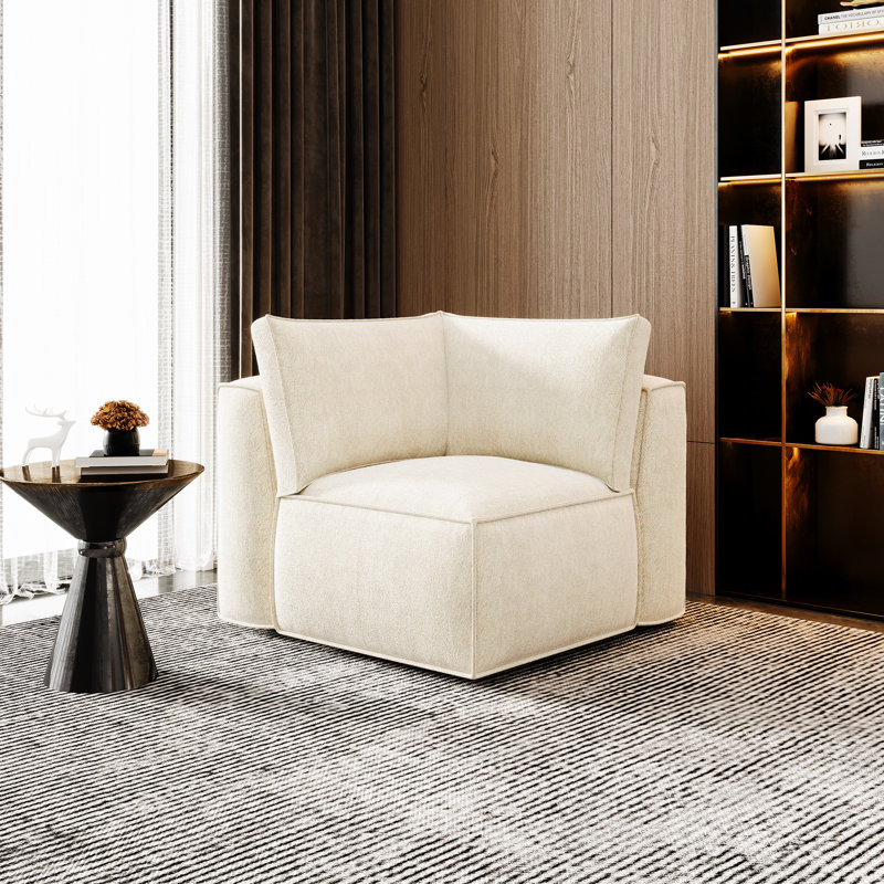Chenille Modular Sofa Sectional Sofa - Croner Chairs, Beige