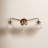 Ulah 3-Light Dimmable Hand-Blown Glass Vanity Light 