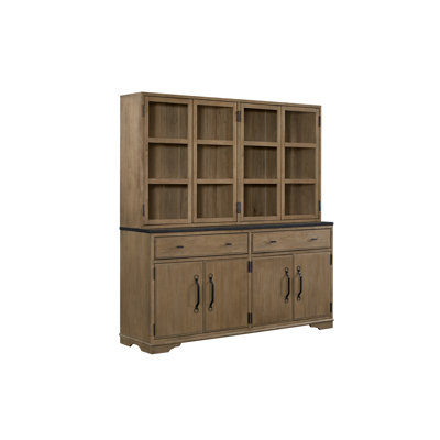 Armoire 2 pièces (bahut et buffet) - Noix de cajou