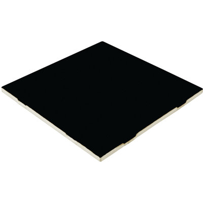 Carreaux muraux Daltile Color Wheel 4 x 4 noir mat (100 pièces par carton) (12,50 pi² par carton)
