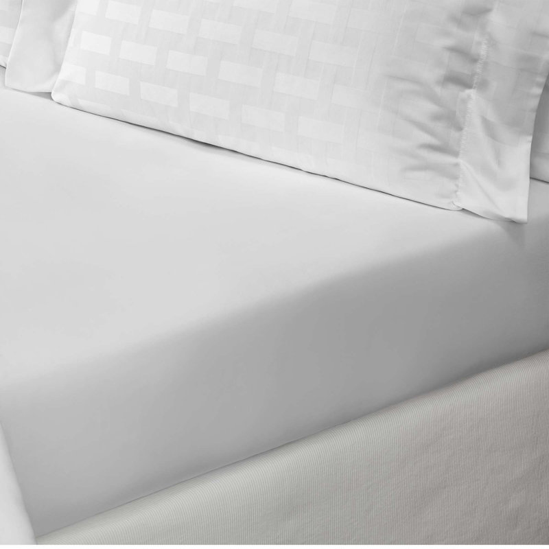 Drap plat en satin de coton de qualité égyptienne 300 fils Avantgarde