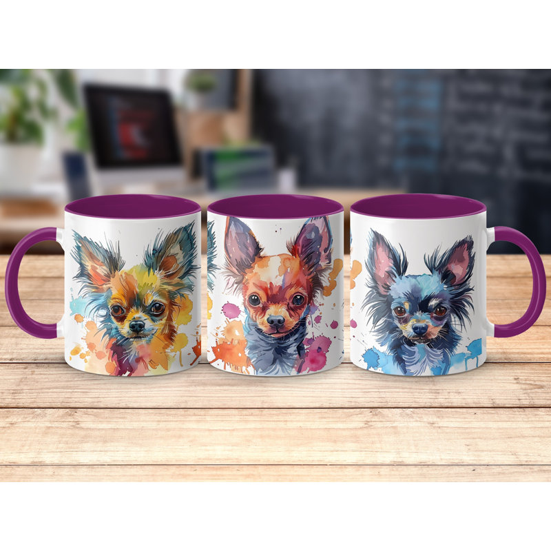 Mug, 2, Purple