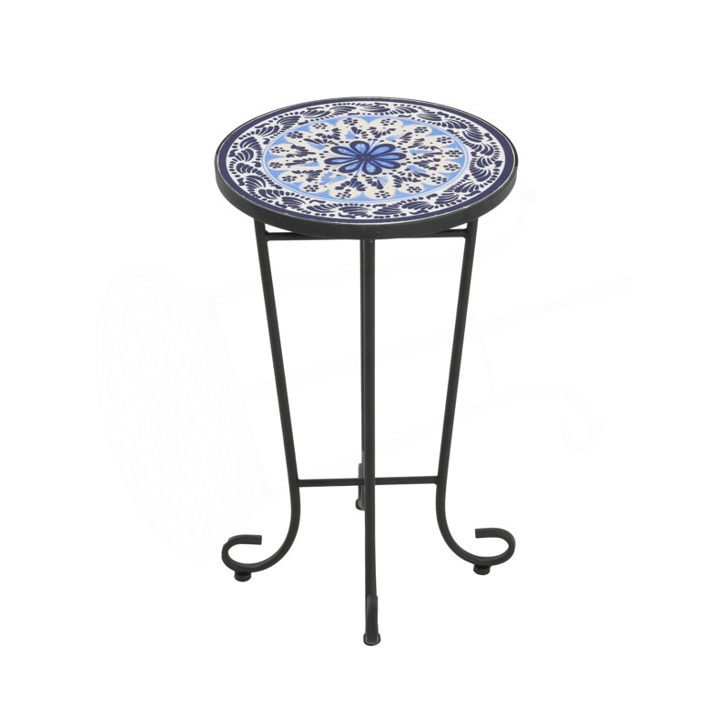 Charming Outdoor Side Table With Distinctive Design For Versatile Use