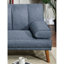 Canapé ajustable 1pc bleu marine