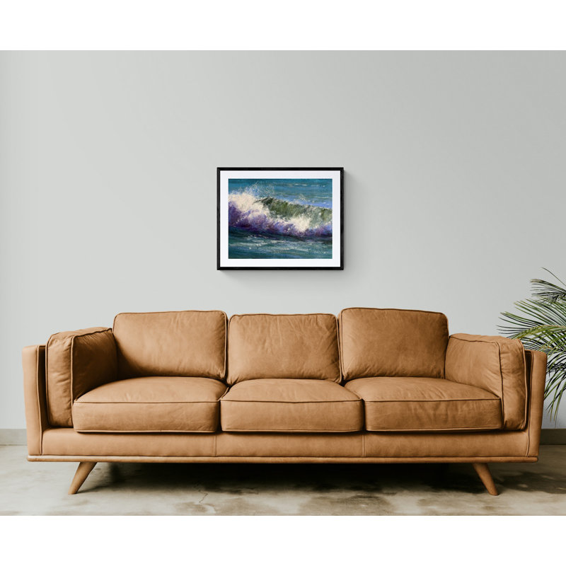 Leaning In Print by Dina Gardner, No Mat, 19" H x 25" W x 2" D, Black Framed Canvas