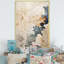 Arbre bleu et beige, tilleul américain - impressions d'art mural-97170220-134568553