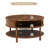 Round Coffee Table With Sliding Door-991616557