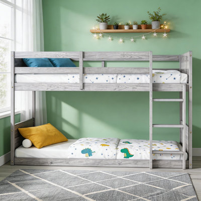 Twin over Twin Floor Bunk Bed