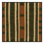Machine Washable Botanical Brown Area Rug