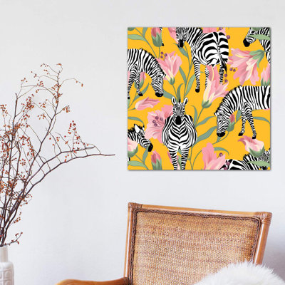 Striped For Life - Wrapped Canvas Print