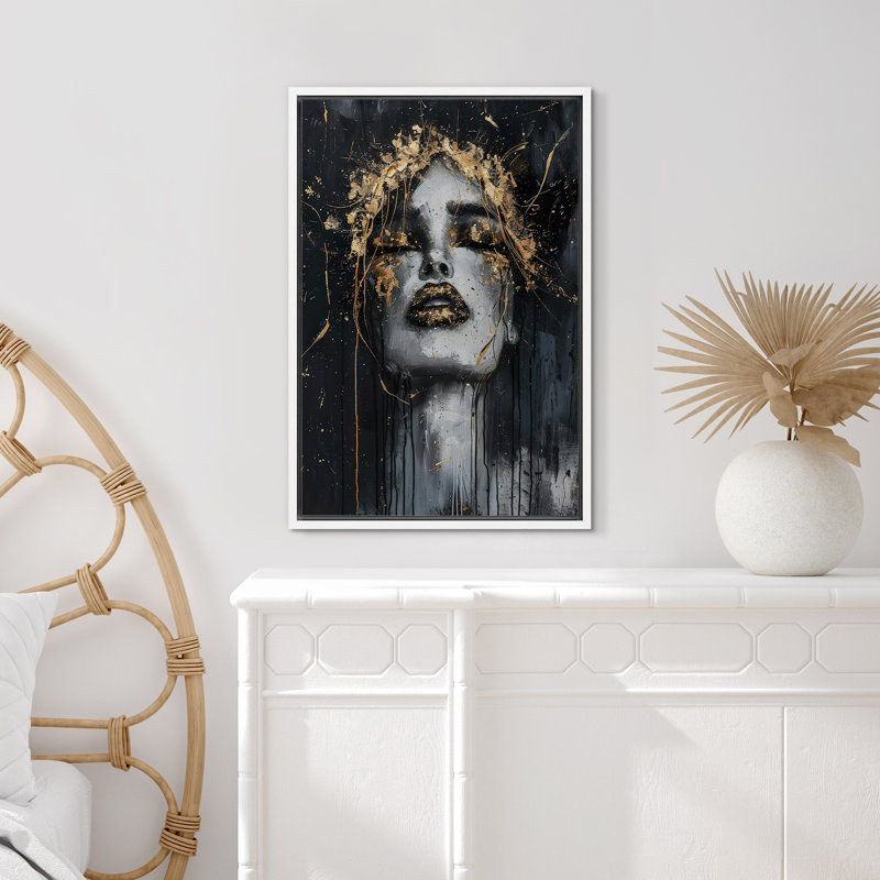 Elegance Moody, Cadre blanc, H 36 po x l 24 po