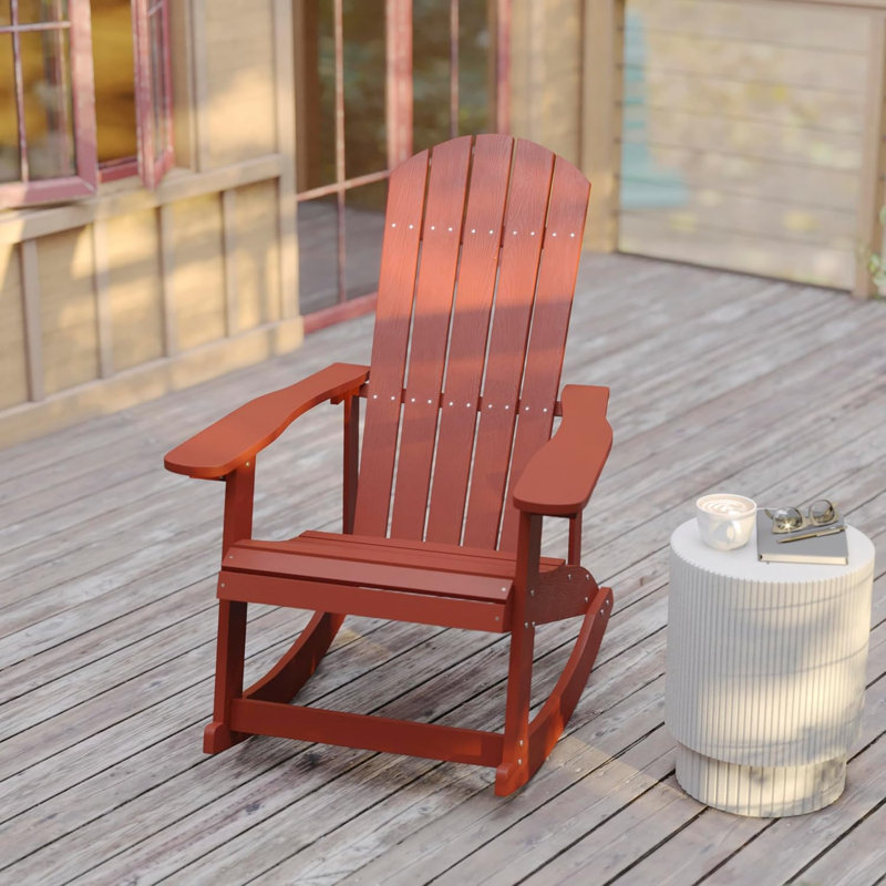 Chaise berçante Adirondack Savannah, Rouge