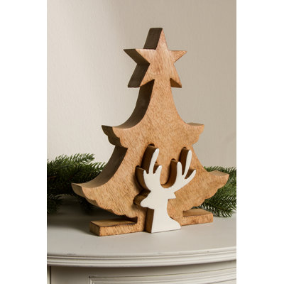 Star-Topped Tree Puzzle Christmas Figurine