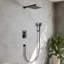 Système de douche à pression équilibrée, robinet de douche à pluie de 10 pouces avec valve brute-73468223