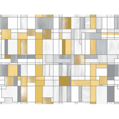 Gwenette Mondrian Geometric Geometric Shapes Comforter