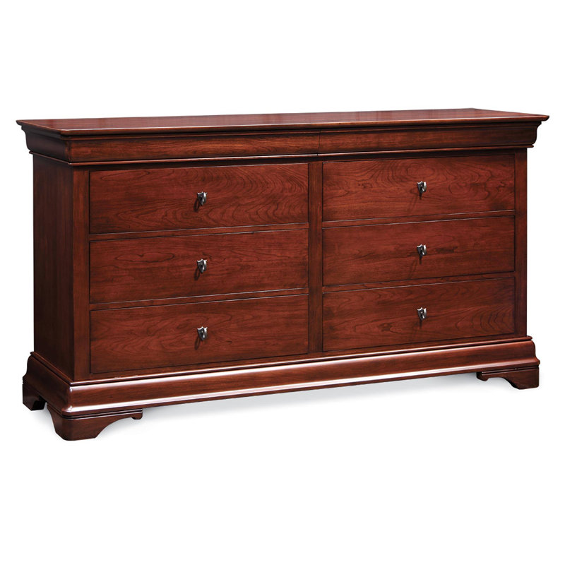 Marseilles 6 - Drawer Solid Wood Dresser