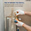 Robinet de douche à pluie haute pression de plafond de 12 po, système de pomme de douche à double effet de pluie avec valve thermostatique-105239437