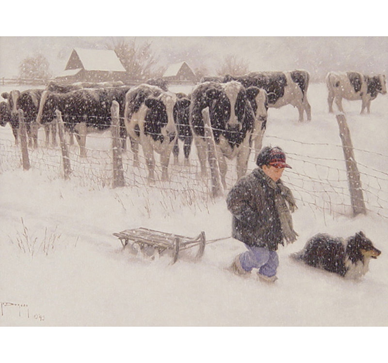 Curious Onlookers, 14" H x 18" W