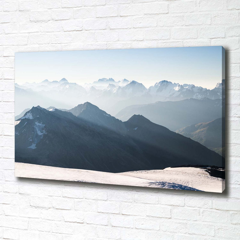 Mountain Peaks - Wrapped Canvas Print