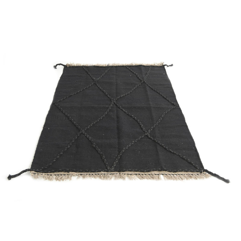 Tapis noir Noor