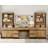 Aadam Home Office Furniture Set: 59In Modern Executive Desk With Charging Station & Drawers And 2 PCS 72In Tall Bookcases With Storage Cabinet, Home Office Furniture For Living Room, Bedroom-1746784937