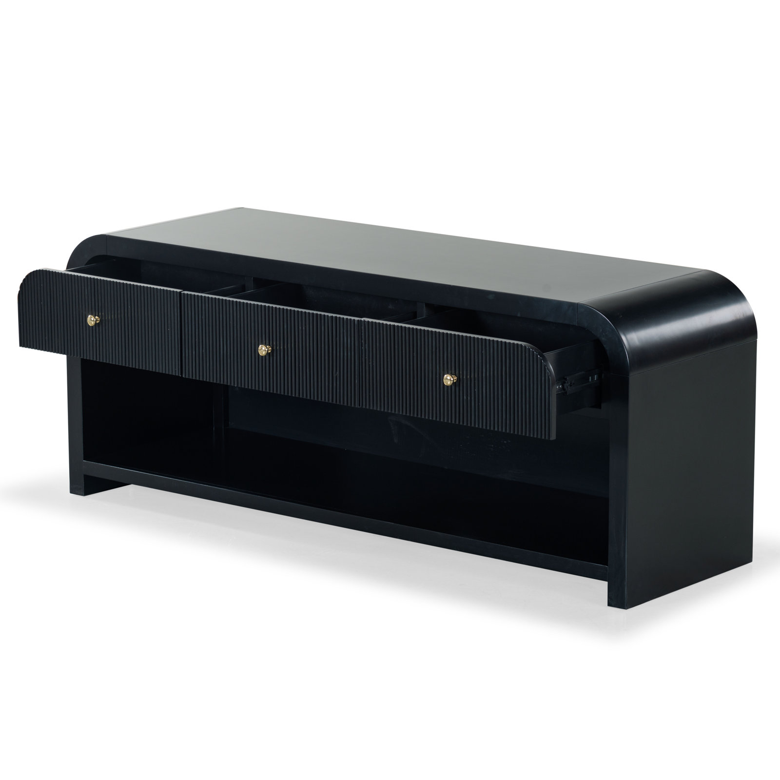 Liabella 60'' Media Console, Black