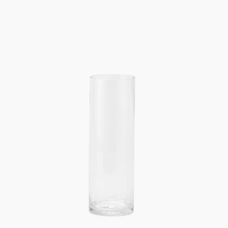 Vase de table en verre cylindrique Monico, H 12 po x l 4 po x P 4 po