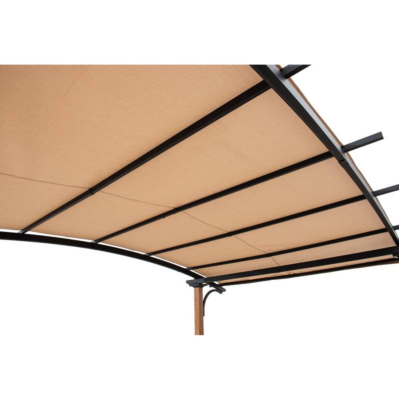 Brown Polyester Replacement Canopy for 8.5x13 Ft Pergola