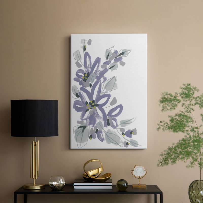 Periwinkle Patch I - galerie sur mesure, H 18 po x l 12 po