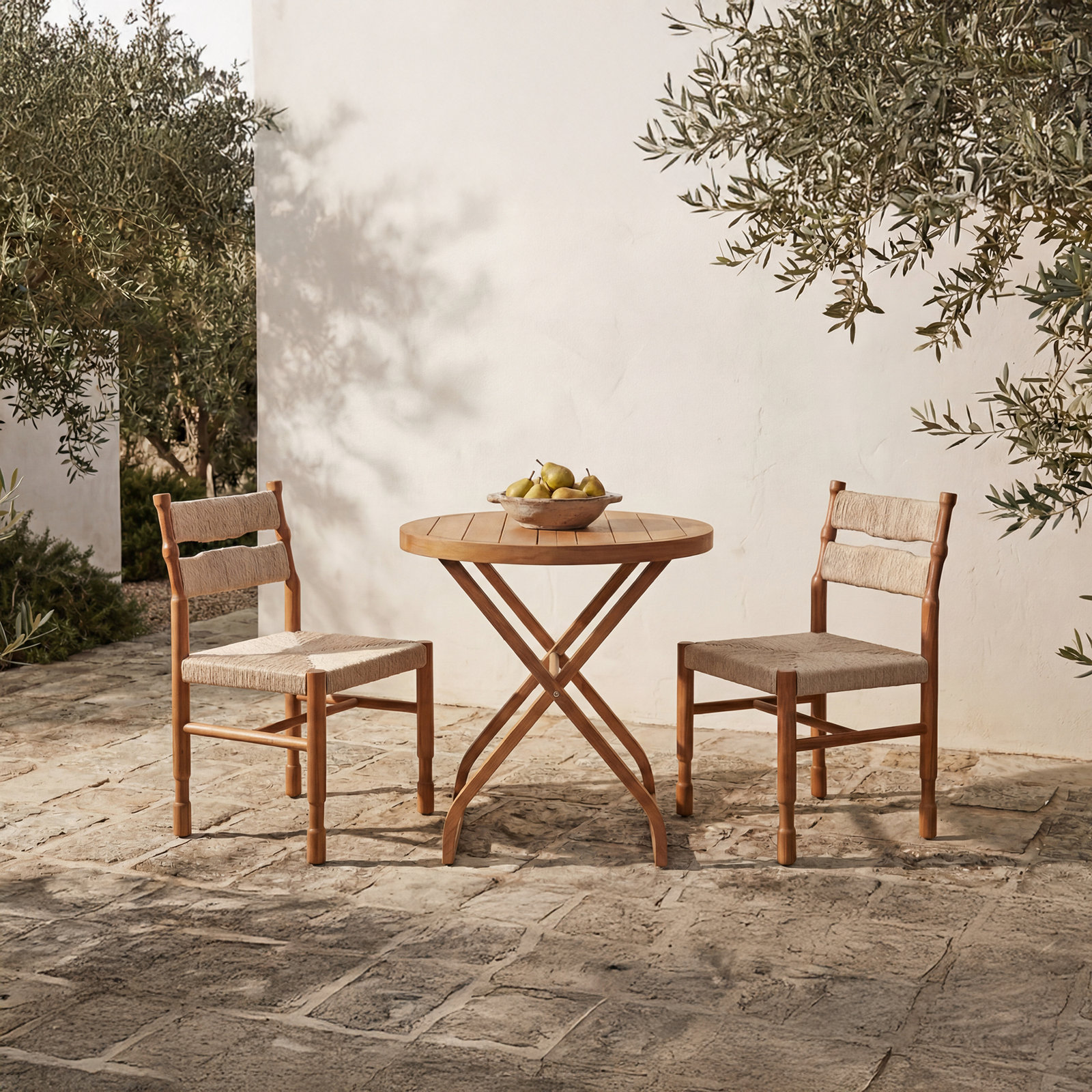 Perry Outdoor Bistro Table Natural