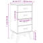 Marjorie  45 cm W Bedside Table-1584668780