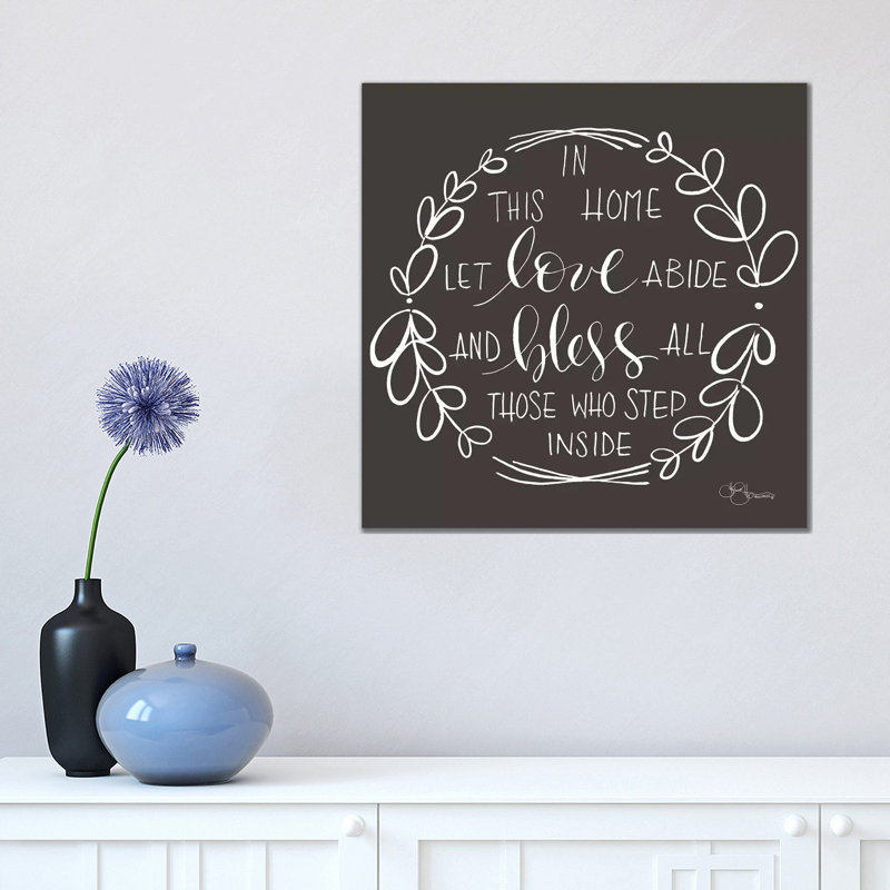 In This Home - Wrapped Canvas Print, 45.72 cm H x 45.72 cm W x 3.175 cm D