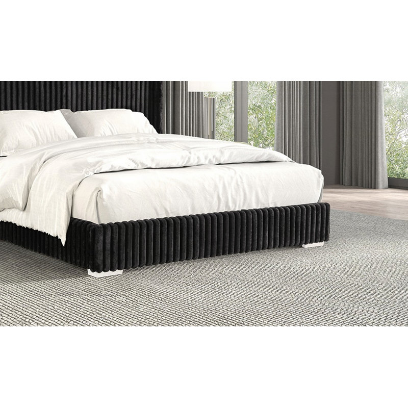 Chenille, Noir, Grand