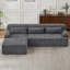 Canapé modulaire surdimensionné en forme de L Boneless-859482634-859482644