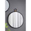 Miroir à cadre noir 24 po x 27 po - Accent moderne pour le salon, la chambre à coucher, le vestibule, le vestibule, qui réfléchit pour agrandir le mur de l'espace de la pièce avec une option de décoration minimaliste qui augmente la luminosité-736577283-736577284