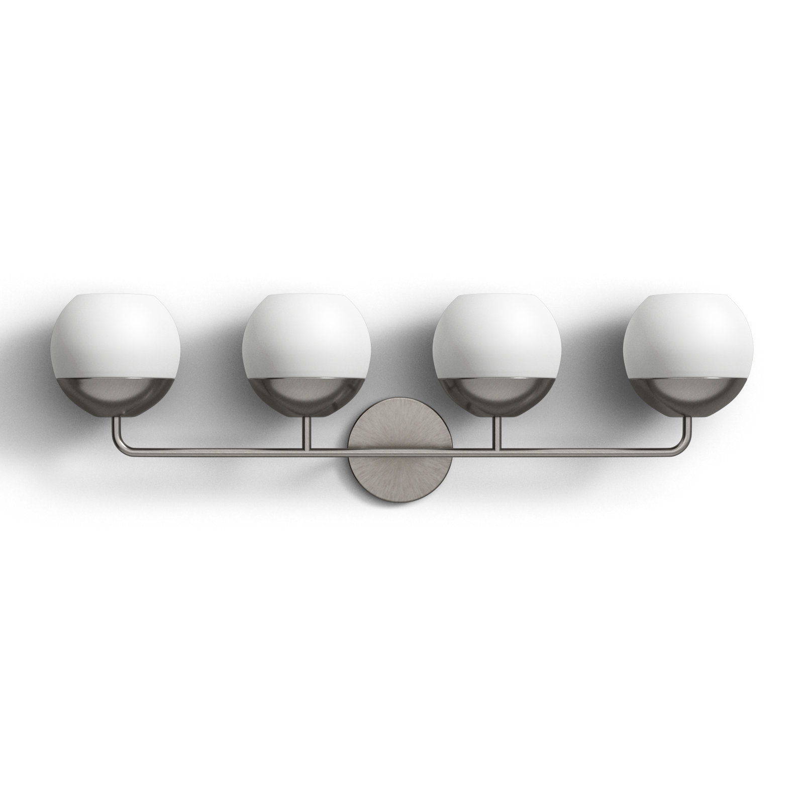 Avoca 4 Light Dimmable Vanity Light, Brushed Nickel