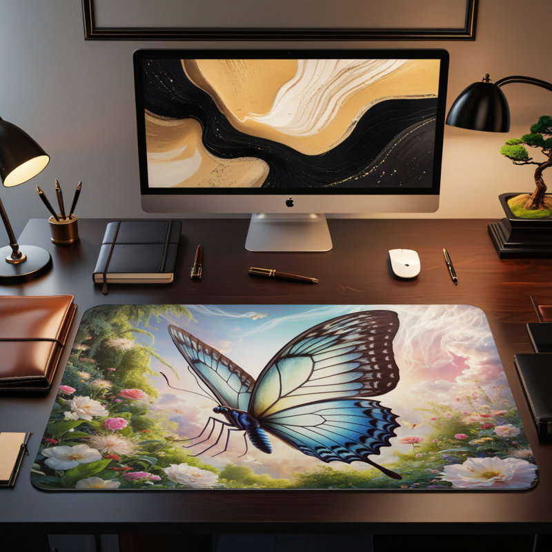Polyester Desk Pad, 31.5x15.5