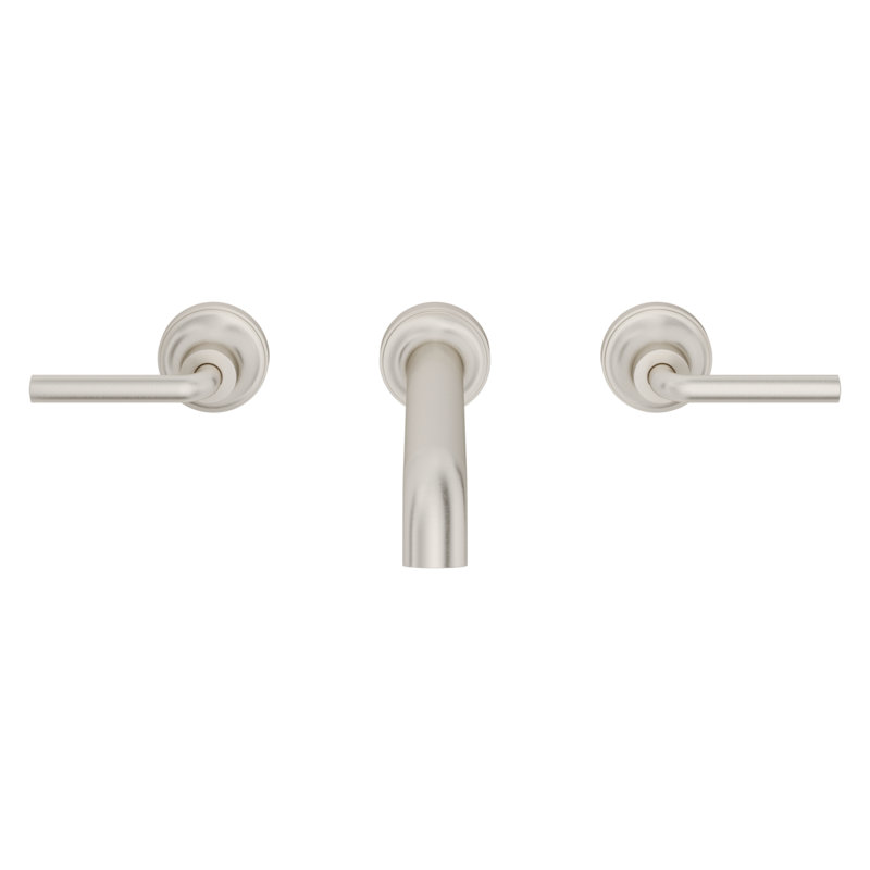 Tenet Wall Mounted Bathroom Faucet, Brushed Nickel