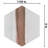 Matter Hex Canvas 8' x 9' Stone Look Wall & Floor Tile-70564537