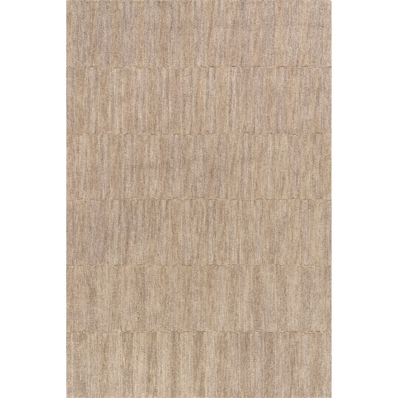  Tapis en laine à carreaux Starke, Rectangle 8 pi 6 po x 11 pi 6 po