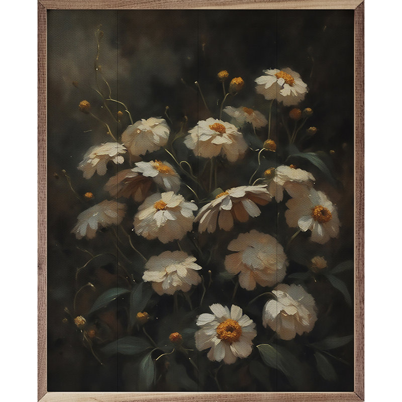 Marguerites blanches Gerbera, H 10 po x l 8 po