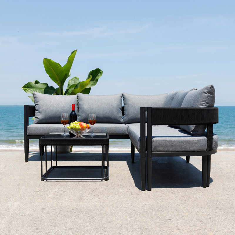 Outdoor 12 - Piece Conversation Set, Gray