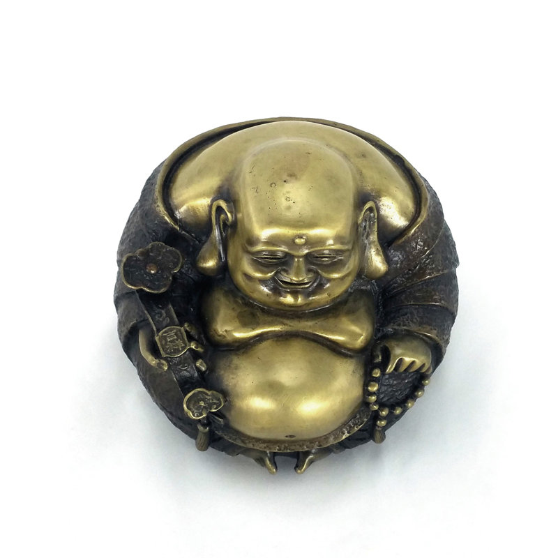 Figurine de Bouddha heureux assis