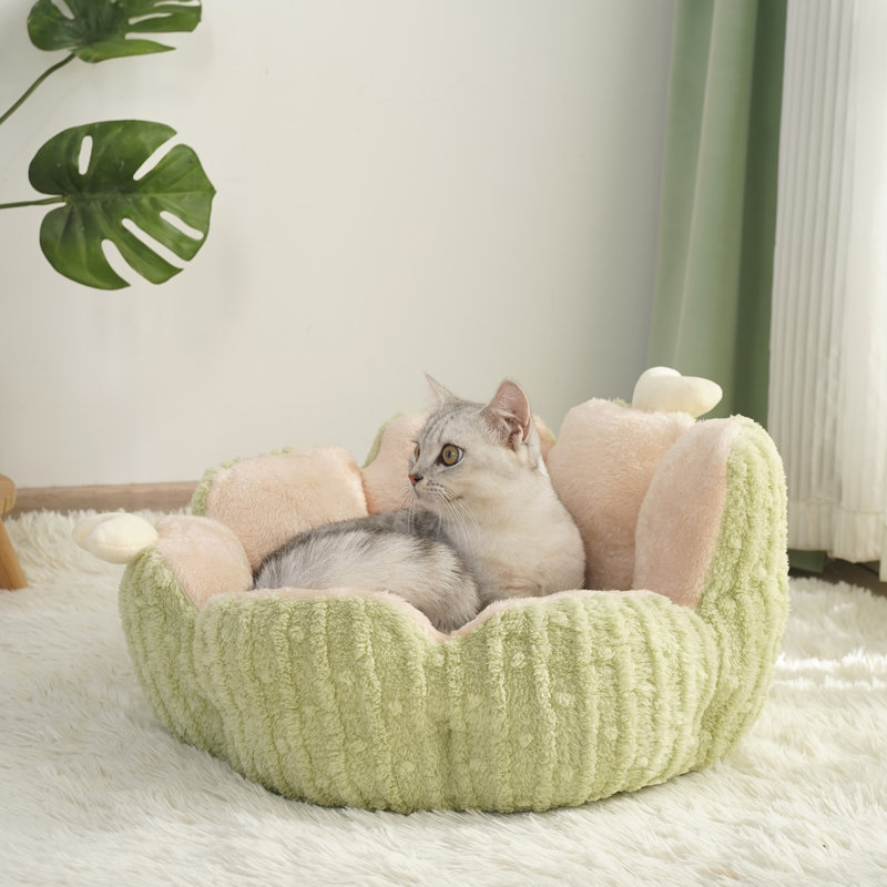 Lit pour chat Fairela Cactus Blossom, Vert