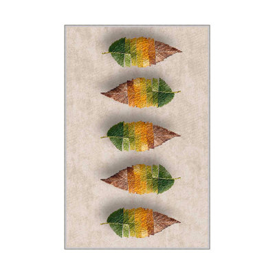 Premium Hall Carpet, 2.6 x 6.6 Feet, 100% Polyester, 650 g/m² | Antibacterial, Non-Slip Underside, 0.3 in Pile Height | Machine Washable, 3D Digital Printing | Durable & Stylish for Any Entryway or Living Room