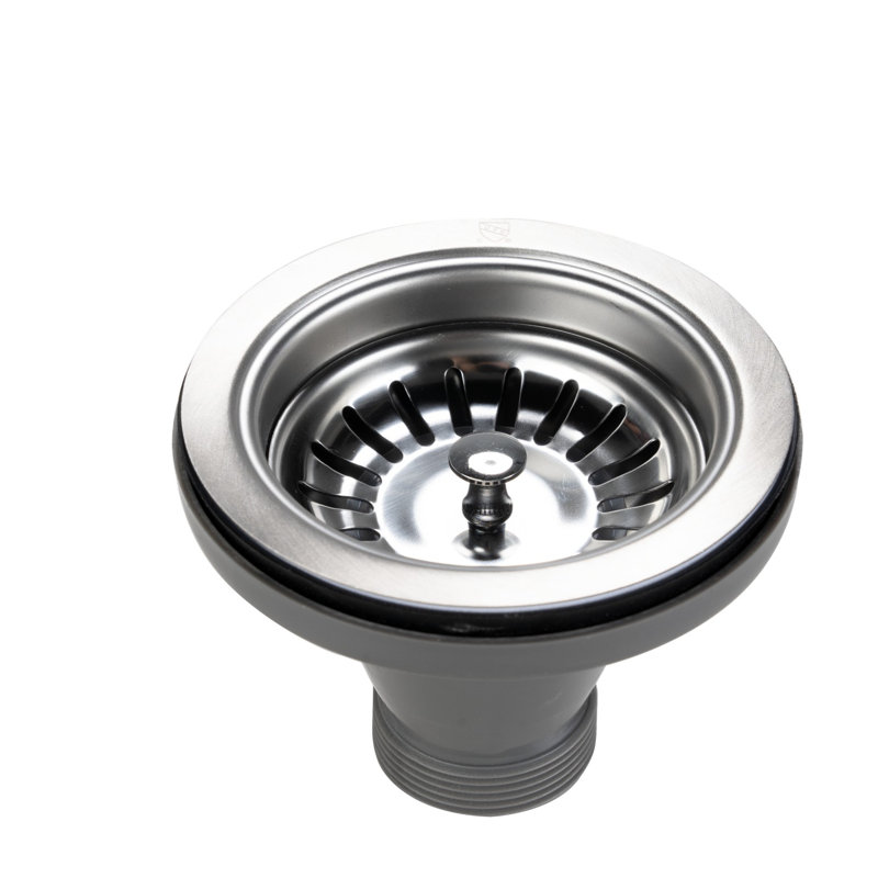 Solid Surface Polyurethane Resin Streamline Nano Farmhouse Sink, Durable, Consistent Color, Easy-to-Clean, Built-in Accessories