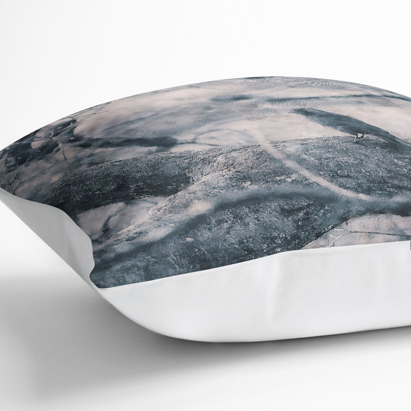 Square Throw Cushion, 55cm H x 55cm W x 20cm D, White