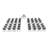 Novelty 49 Person Flip Top 22'' L Modular Training Table And Chair Set and Chair Set with Casters and Modesty Panel